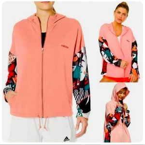 adidas Farm Print Hooded Track Jacket